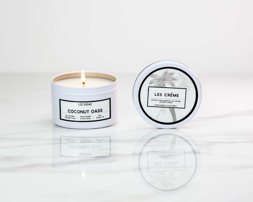 Coconut Oasis Scent Coconut Wax Candle